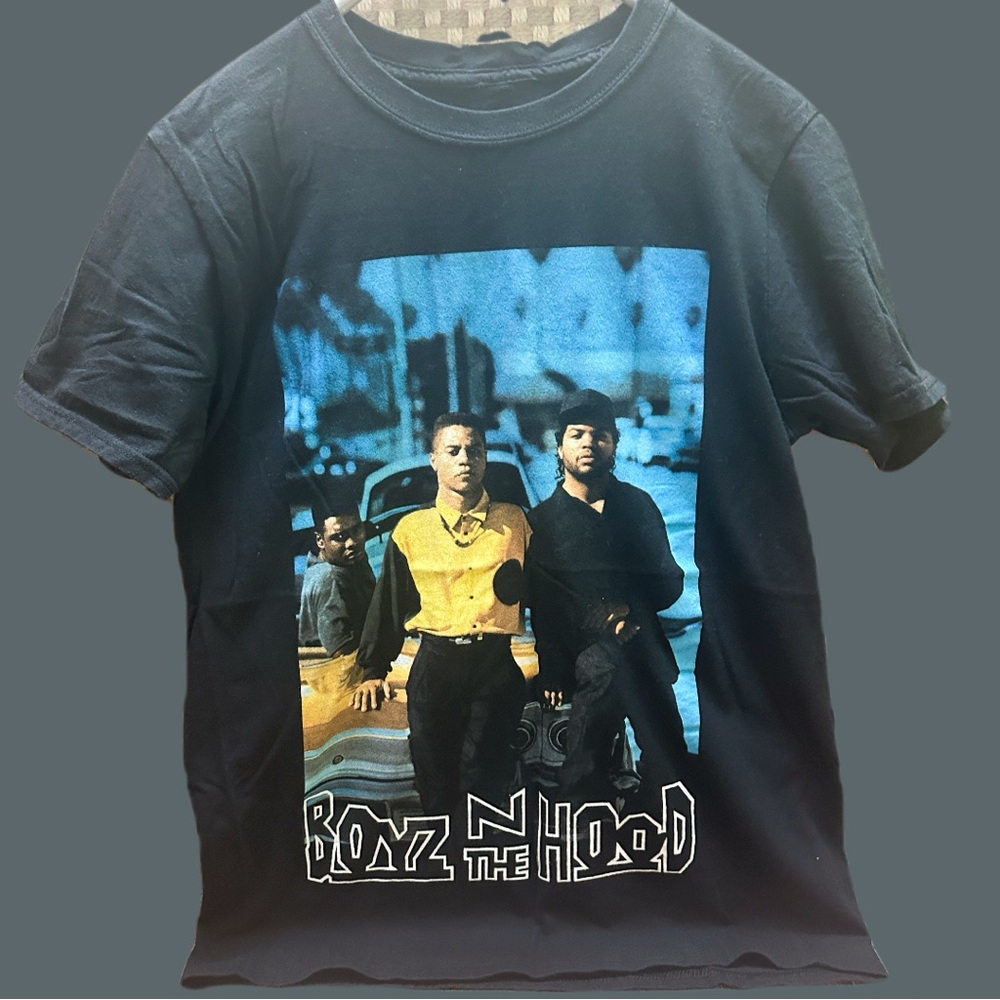 BOYZ N THE HOOD Black Graphic T-Shirt size M